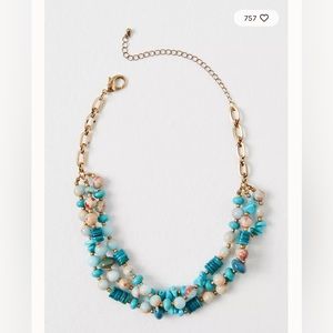 Free people riverside beaded necklace